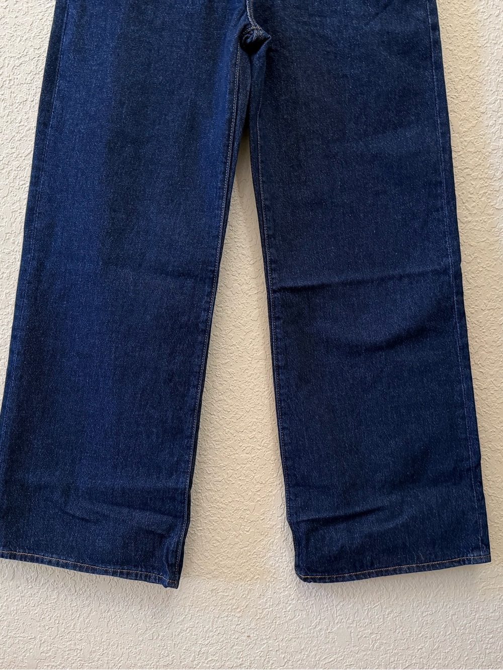 Levi’s Jeans Ribcage High-Rise Wide Leg Dark Indigo Casual Festival Western 29 - Picture 8 of 14